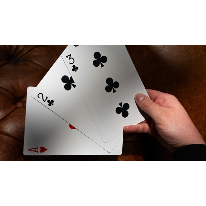 Michael Skinner's Ultimate Bicycle Jumbo 3 Card Monte (Red) by Murphy's Magic