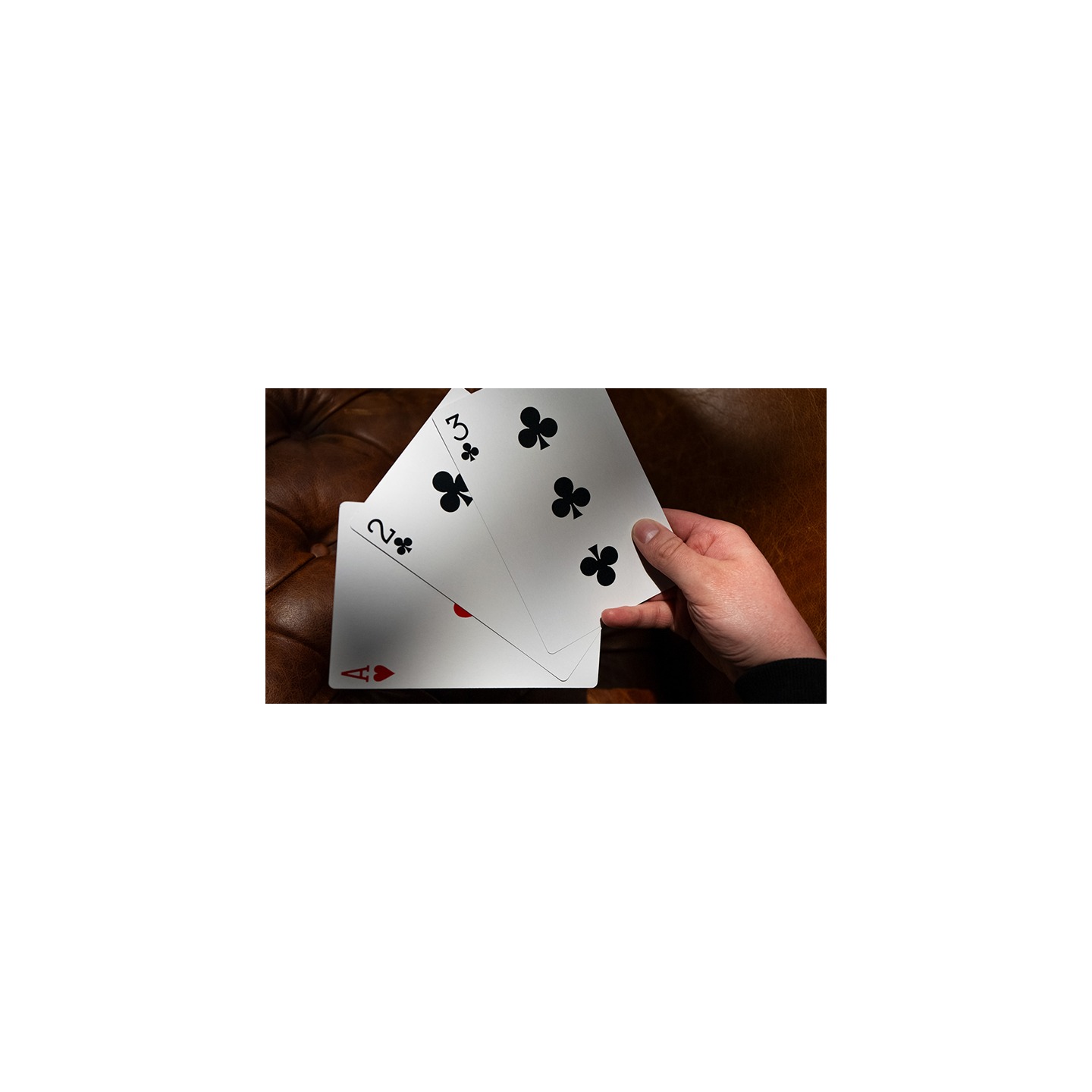 Michael Skinner's Ultimate Bicycle Jumbo 3 Card Monte (Red) by Murphy's Magic