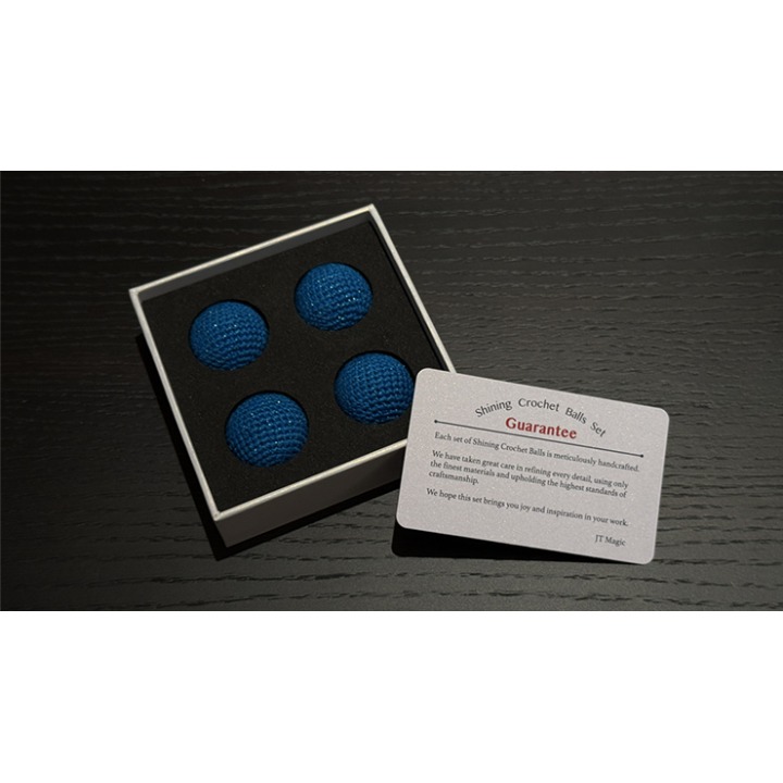 Shining Crochet Balls (Royal Blue) by JT Magic