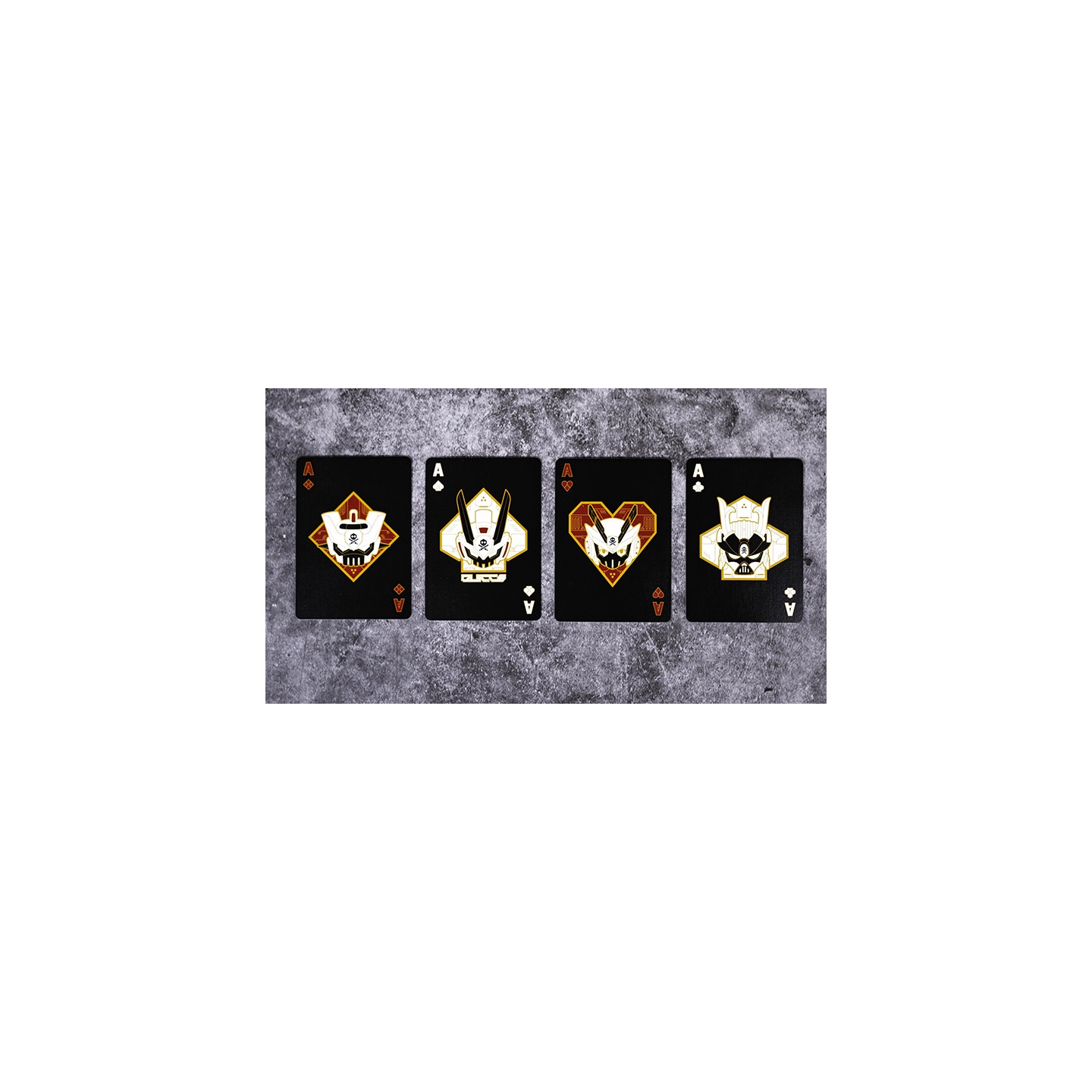 Bicycle Quiccs Ghost White Playing Cards