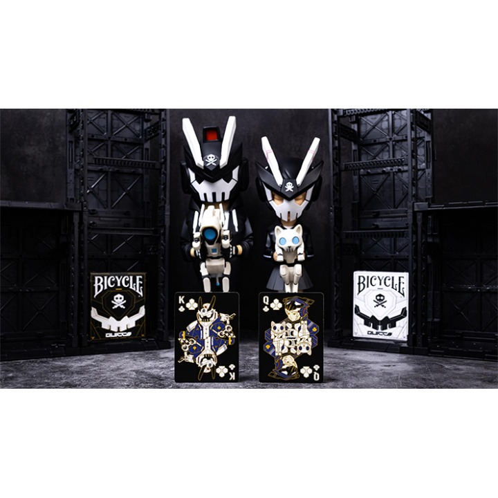 Bicycle Quiccs Ghost White Playing Cards