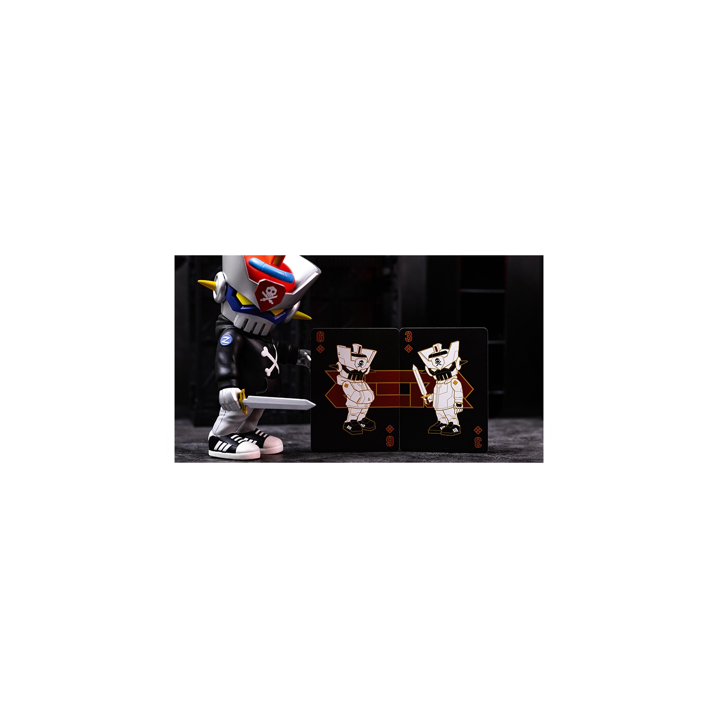 Bicycle Quiccs Ghost White Playing Cards
