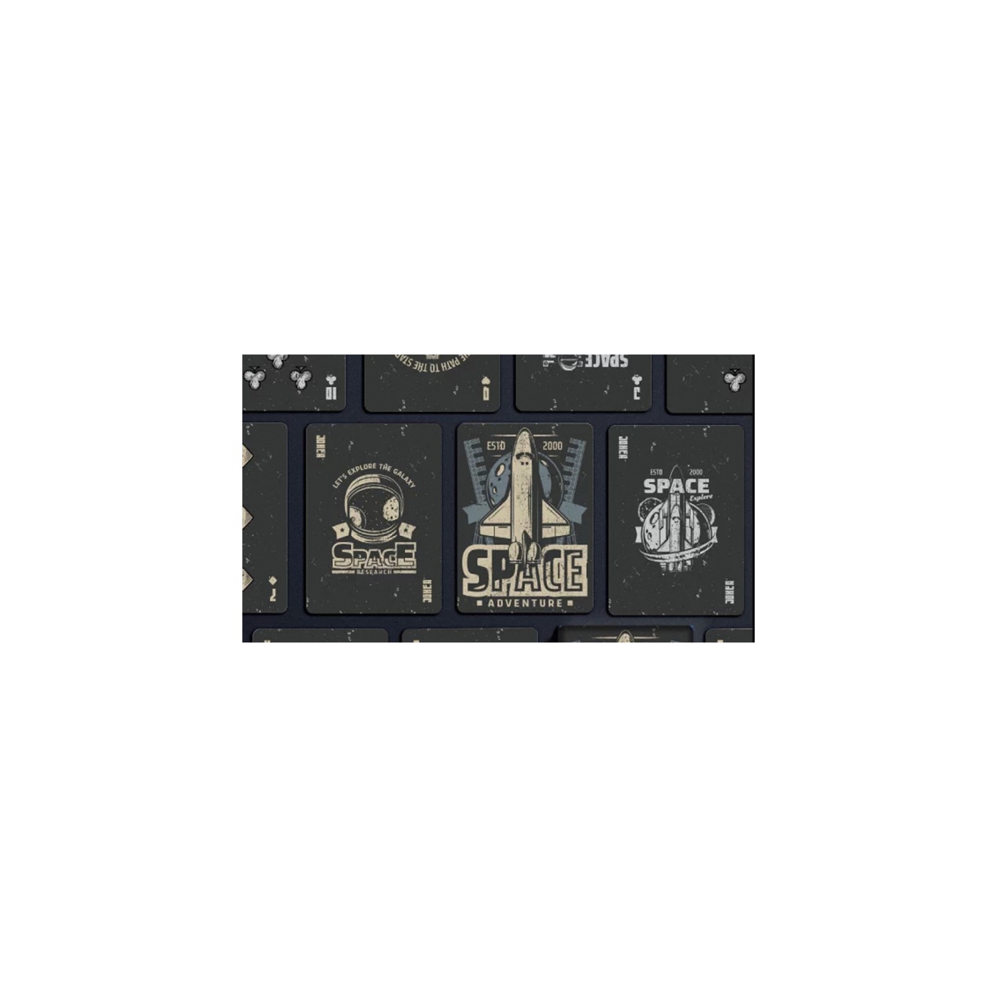 Space Adventure Playing Cards