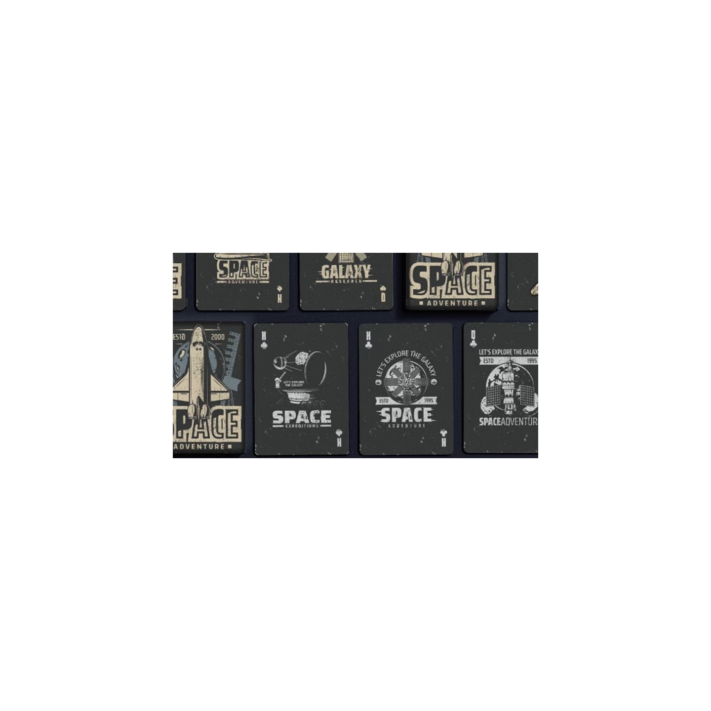 Space Adventure Playing Cards