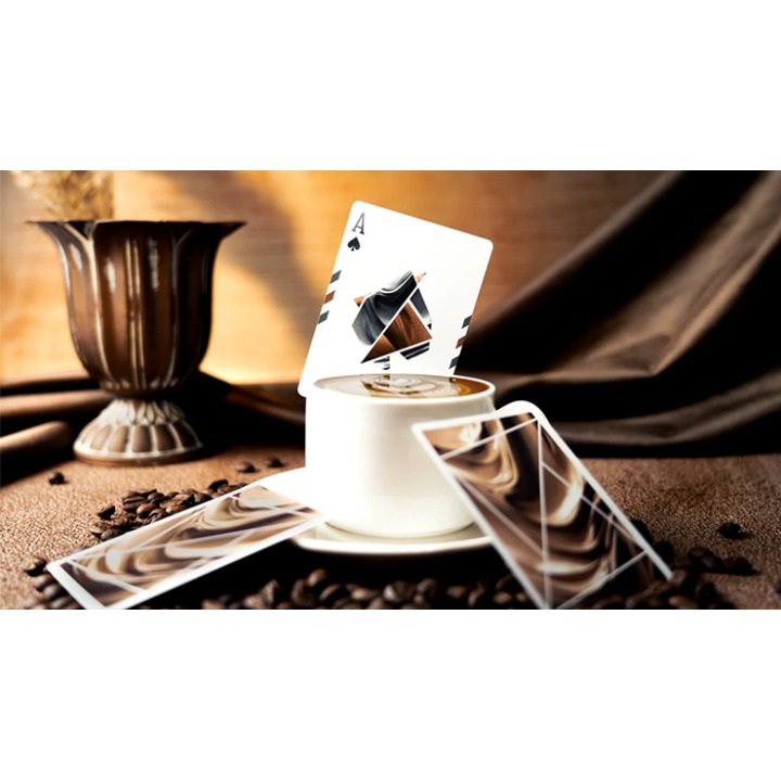 Flexible Mocha Mousse Playing Cards by TCC