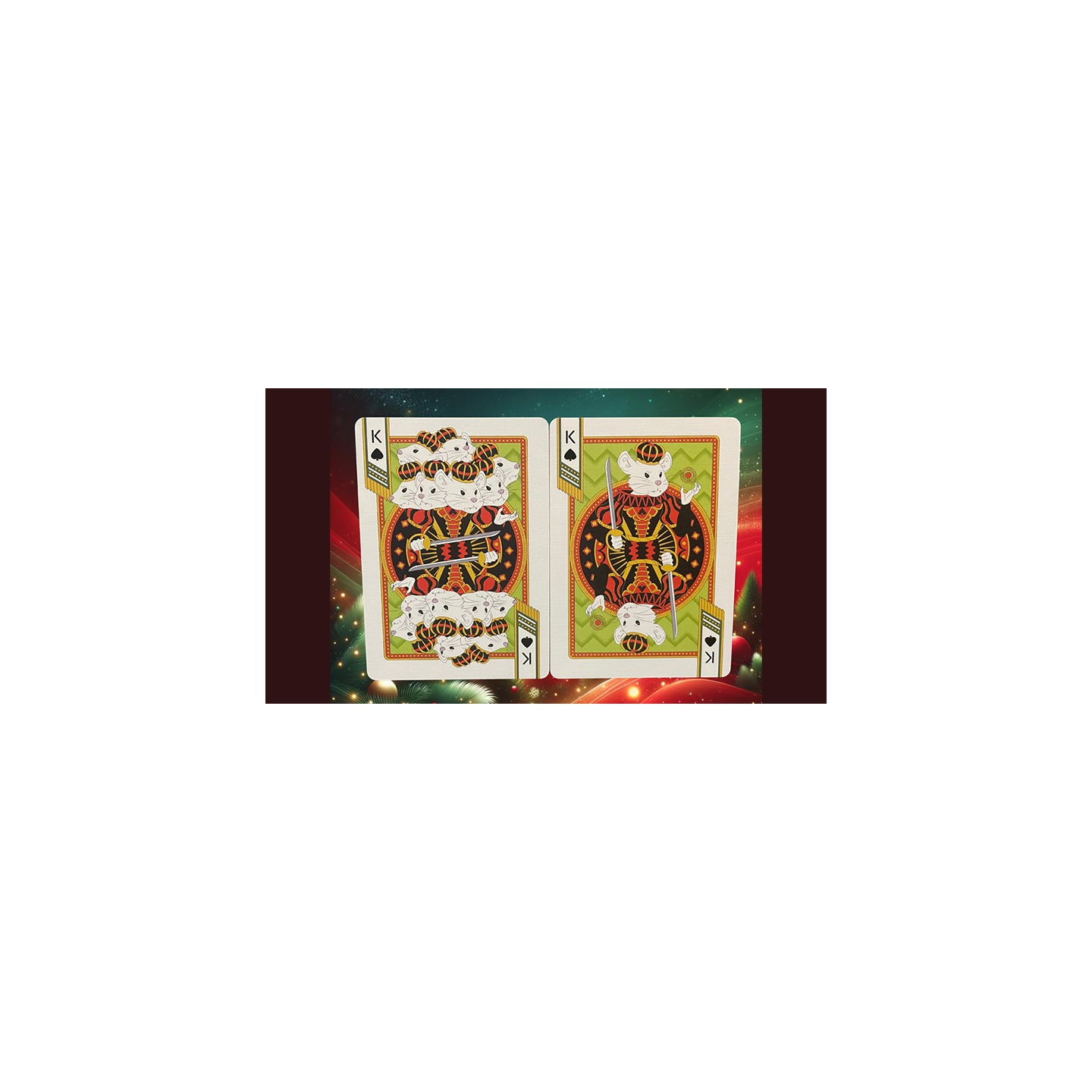 Bicycle Nutcracker (Red) Playing Cards