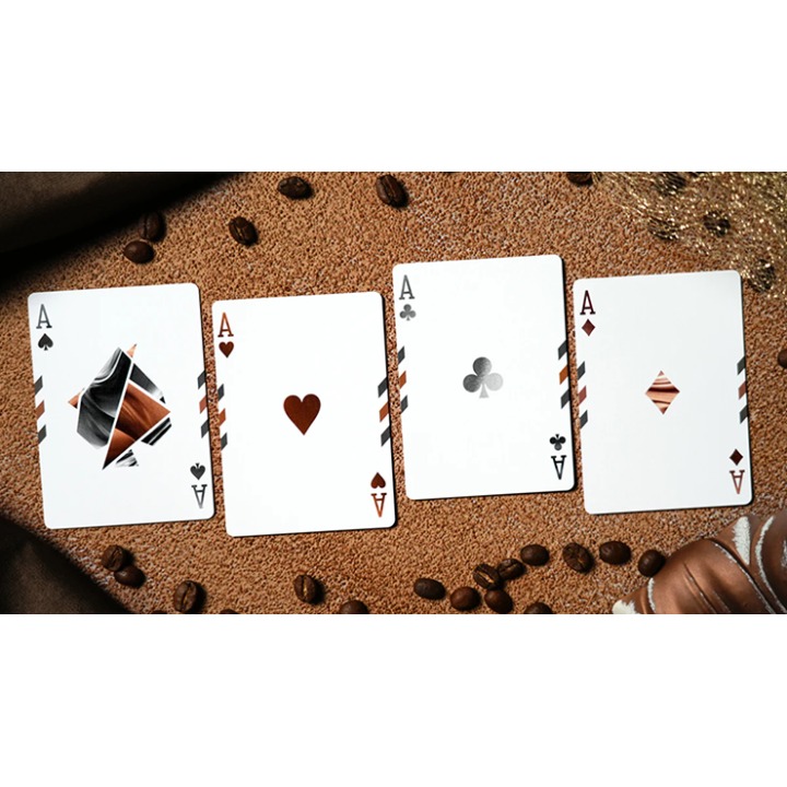 Flexible Mocha Mousse Playing Cards by TCC