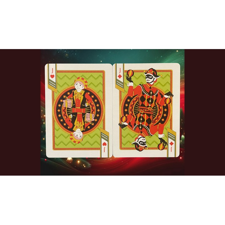 Bicycle Nutcracker (Red) Playing Cards