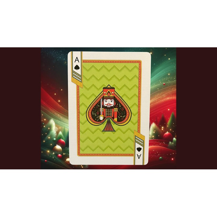 Bicycle Nutcracker (Red) Playing Cards