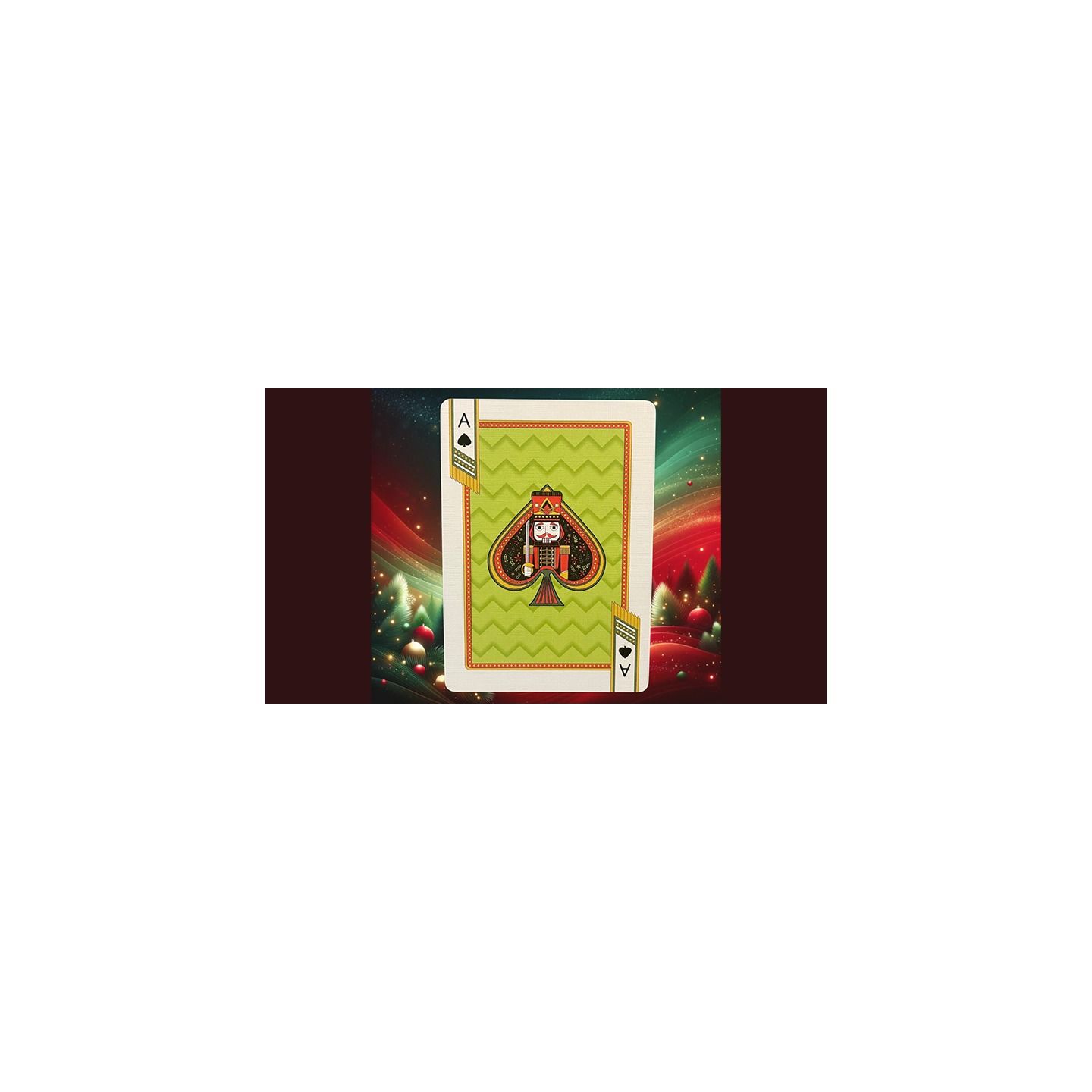 Bicycle Nutcracker (Red) Playing Cards