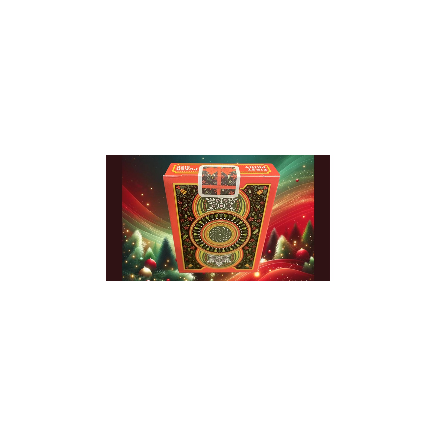 Bicycle Nutcracker (Red) Playing Cards