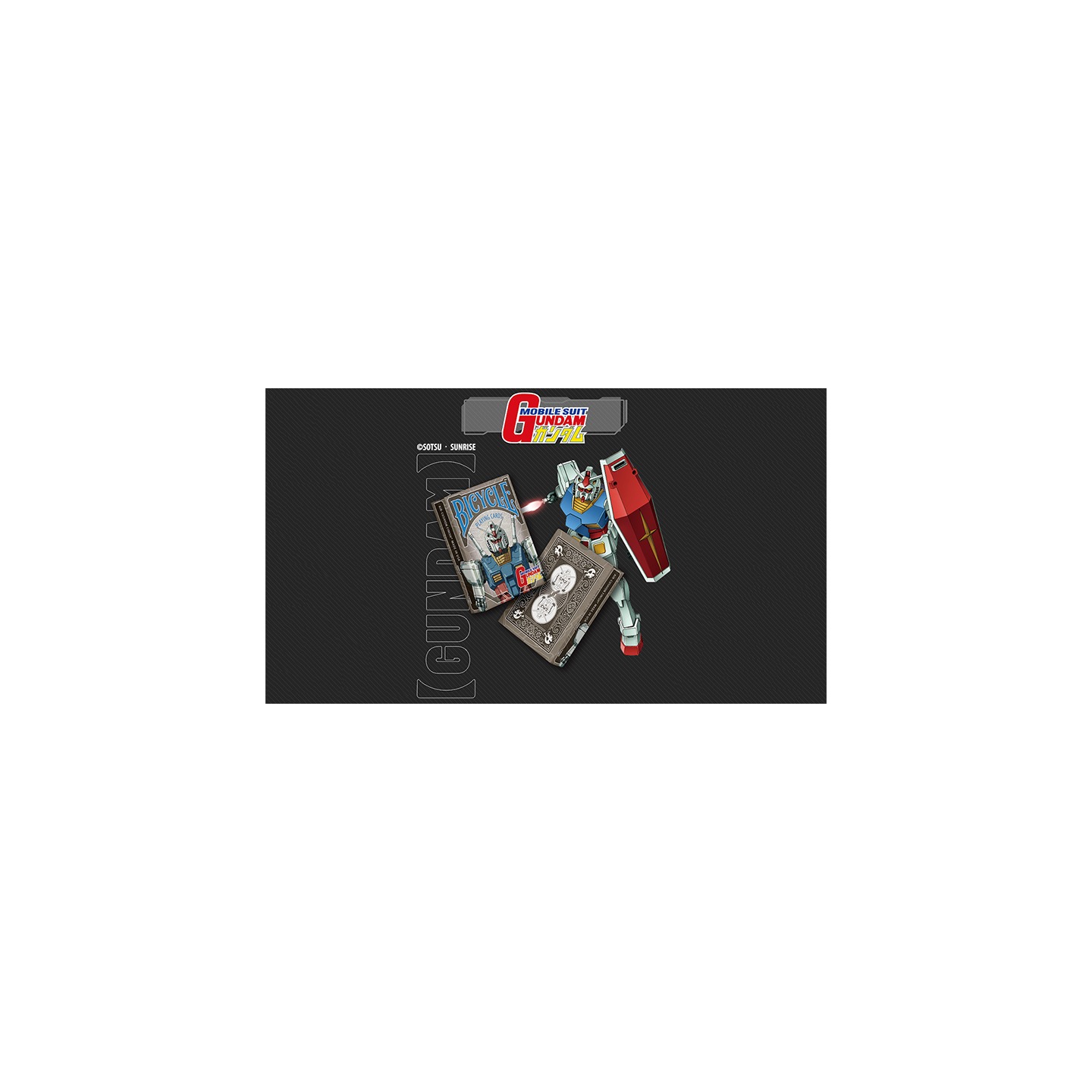 Bicycle Gundam rx78 Playing Cards