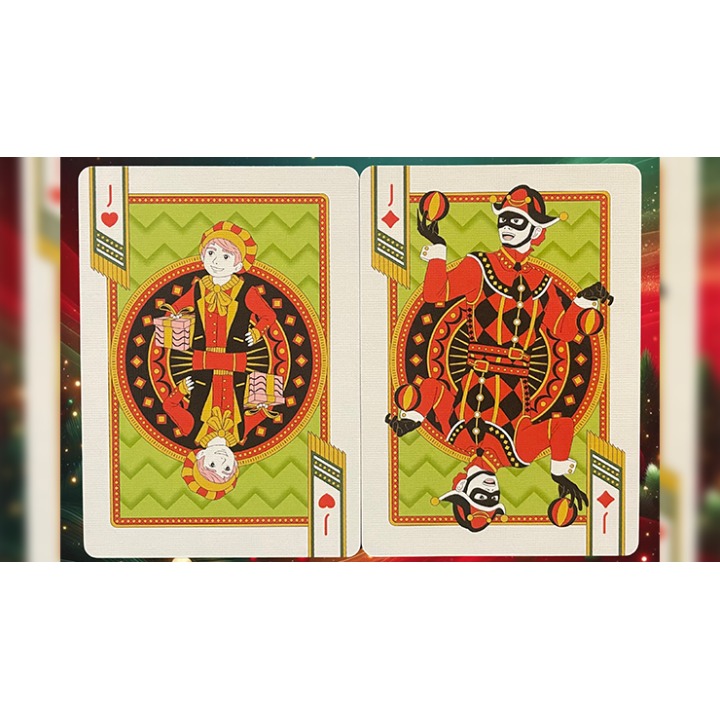 Bicycle Nutcracker (Green Gilded) Playing Cards