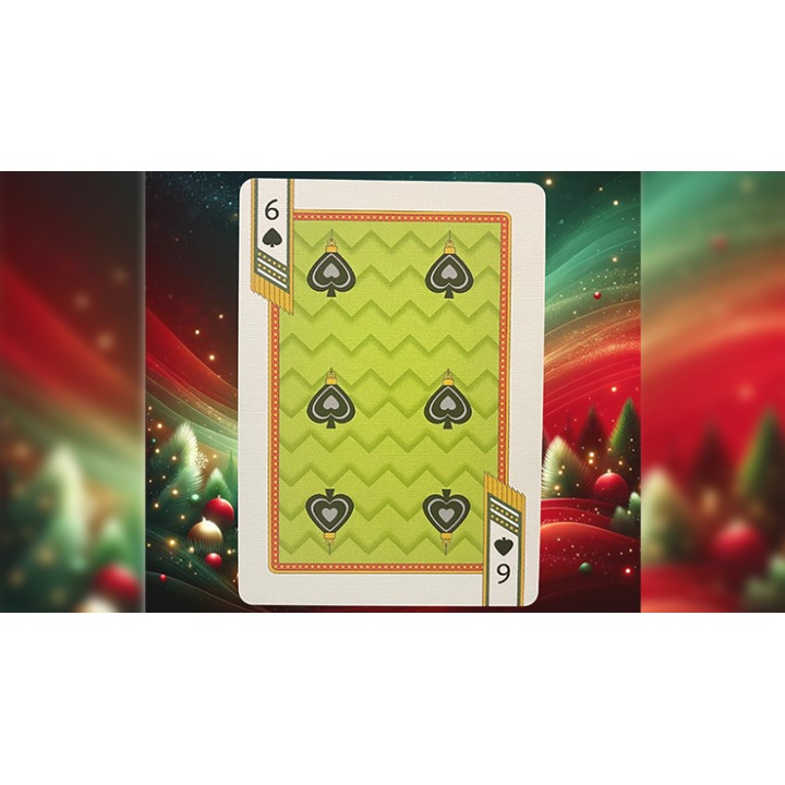 Bicycle Nutcracker (Green Gilded) Playing Cards