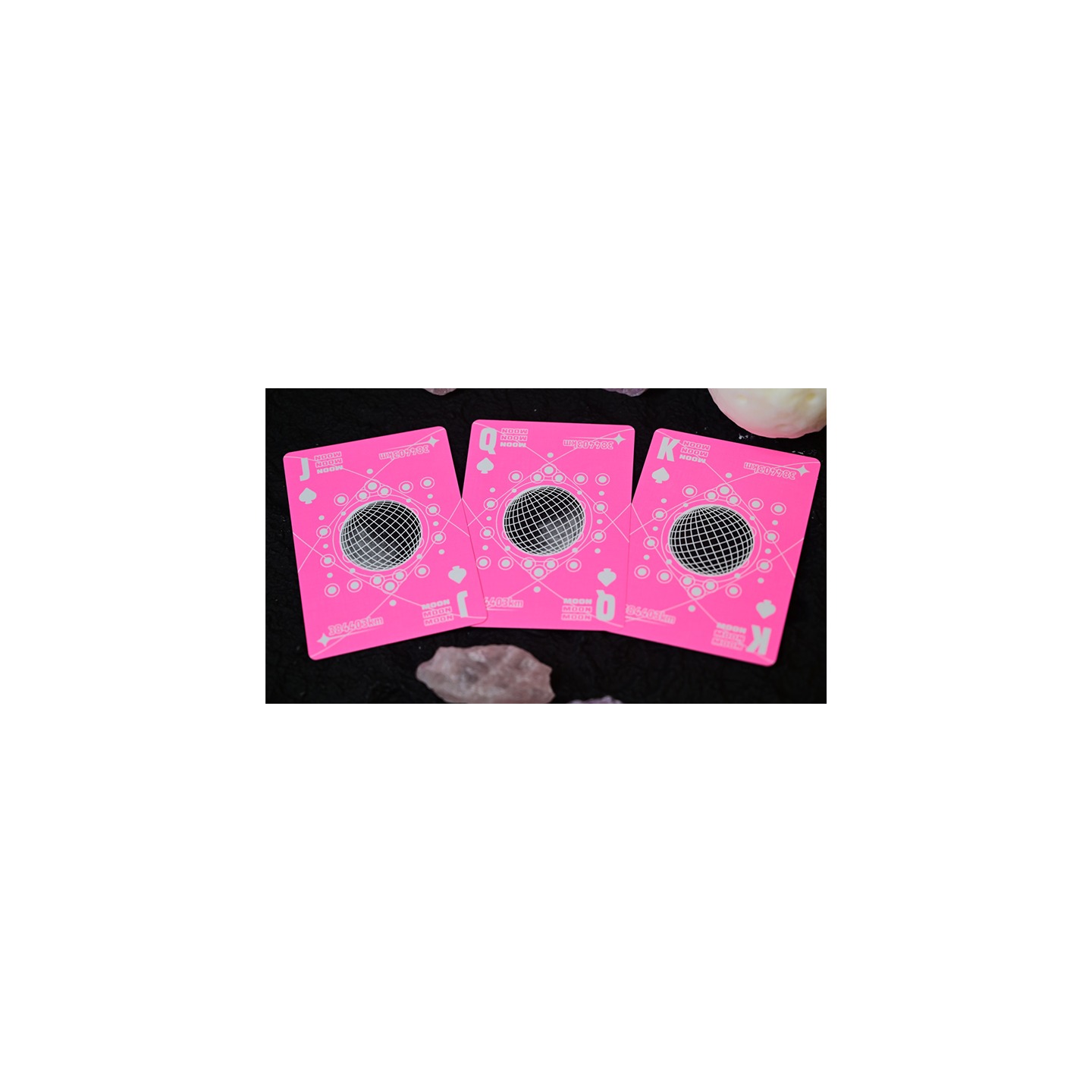 Moon (Pink) Playing Cards