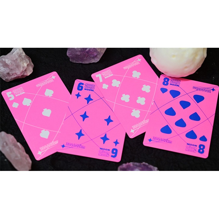 Moon (Pink) Playing Cards