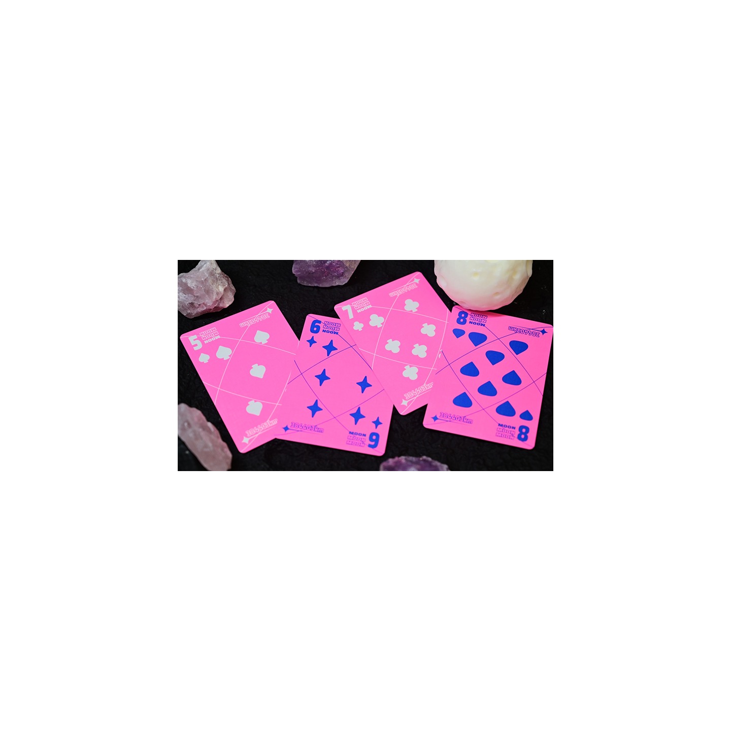 Moon (Pink) Playing Cards