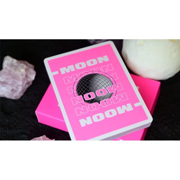 Moon (Pink) Playing Cards