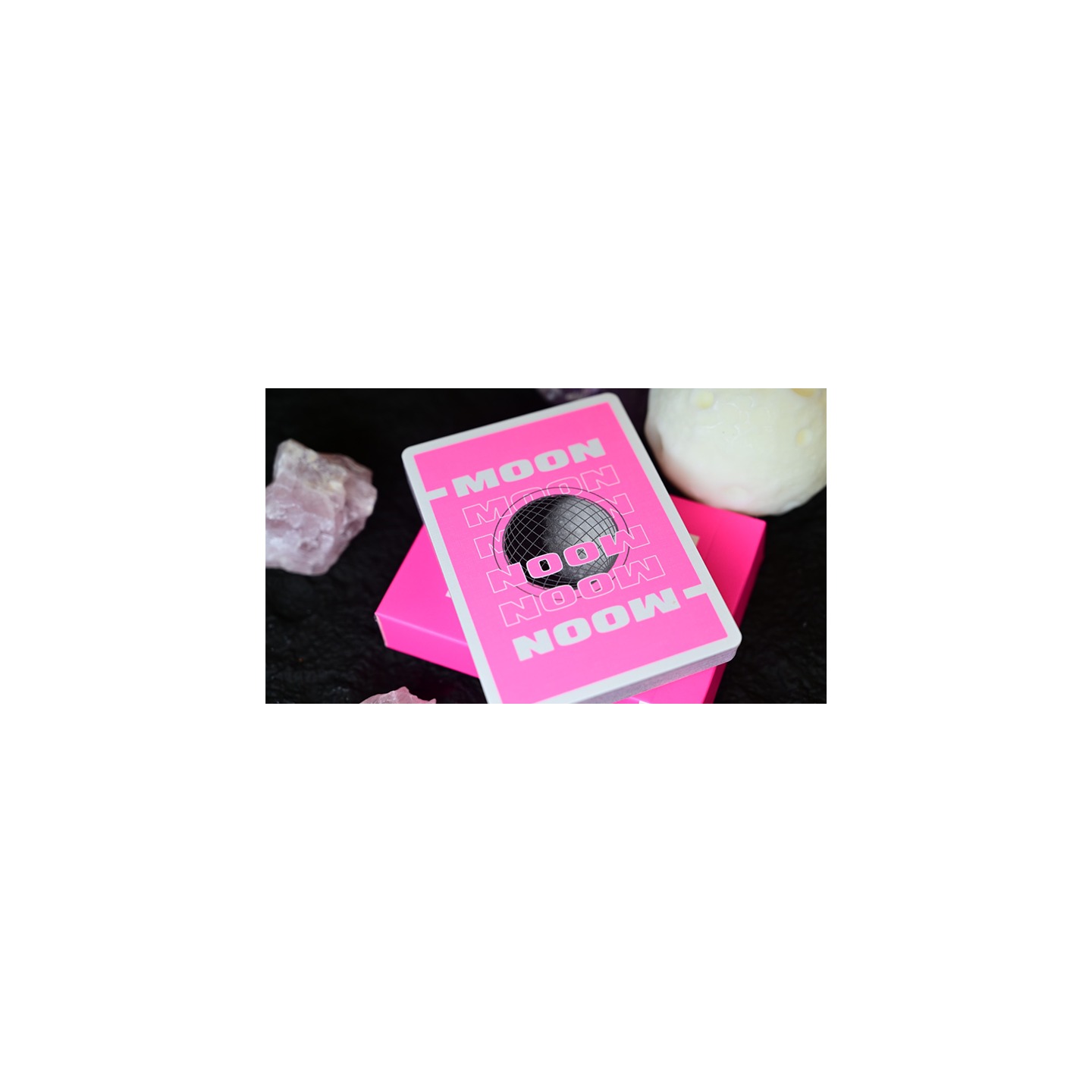 Moon (Pink) Playing Cards