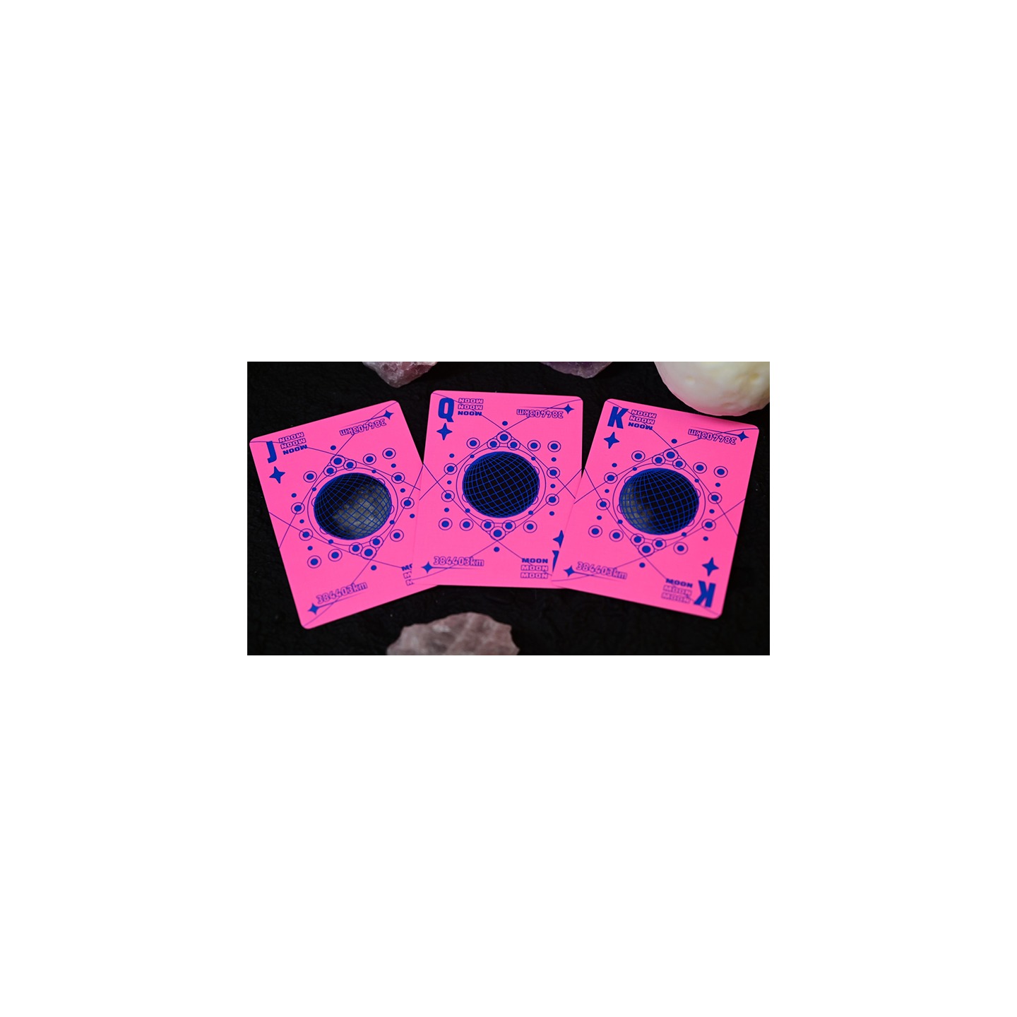 Moon (Pink) Playing Cards