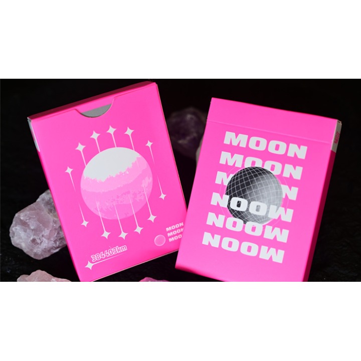 Moon (Pink) Playing Cards