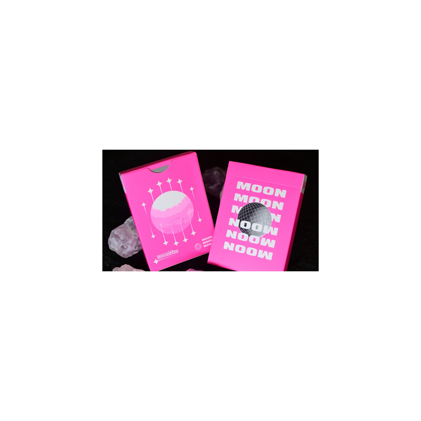 Moon (Pink) Playing Cards