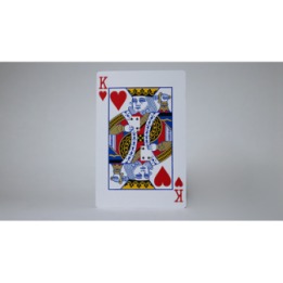 Bicycle Jumbo King Reveal (Red) by Murphys Magic