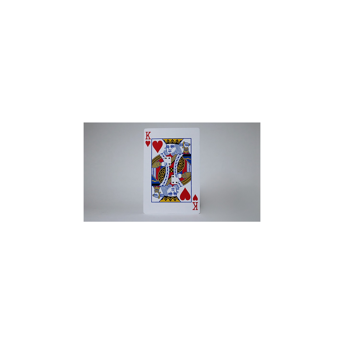 Bicycle Jumbo King Reveal (Red) by Murphys Magic