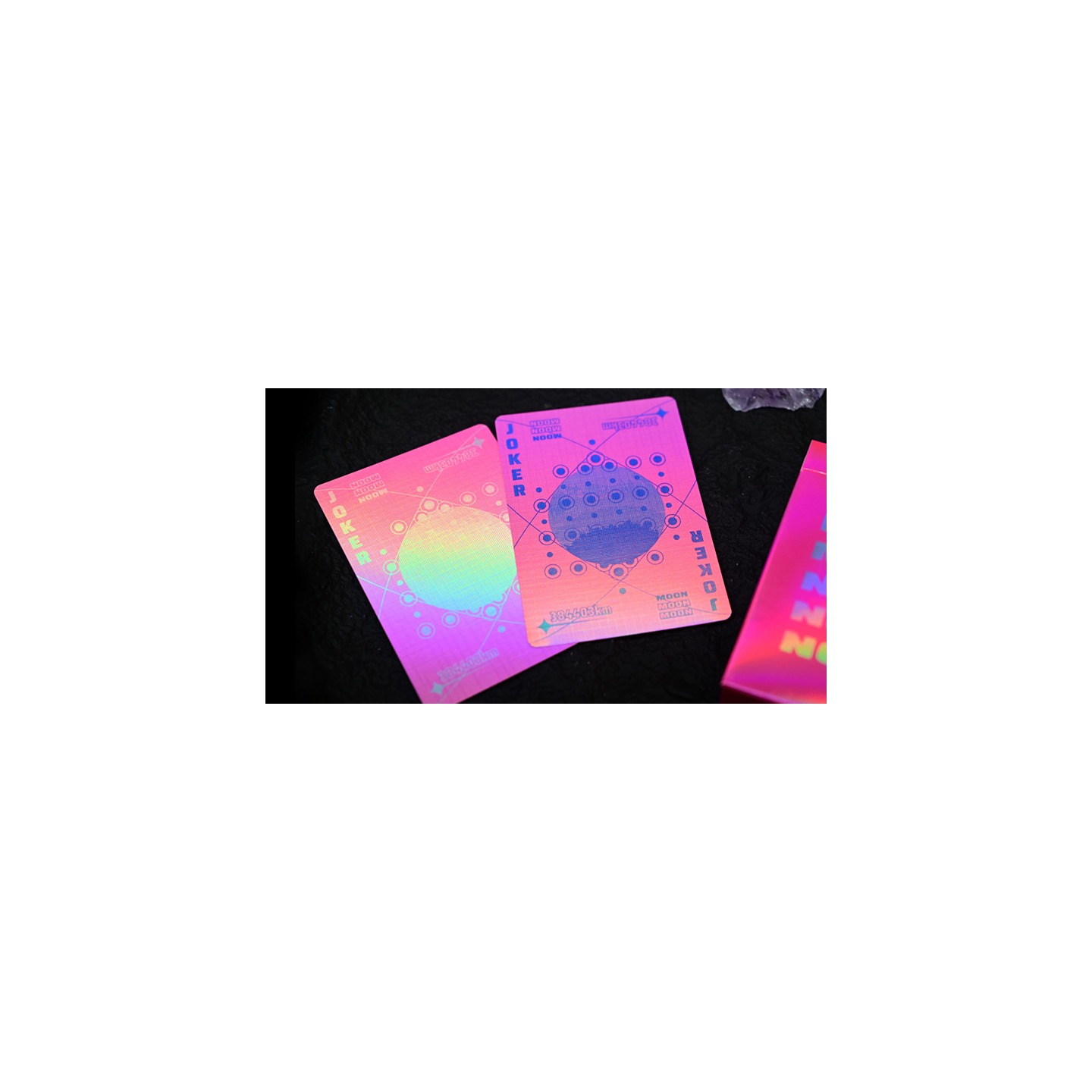 Moon (Pink Holo) Playing Cards