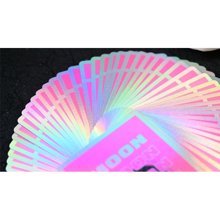 Moon (Pink Holo) Playing Cards
