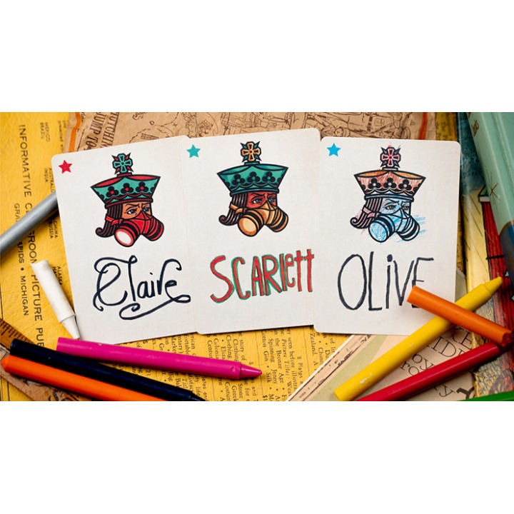Crayon Playing Cards by Kings Wild Project