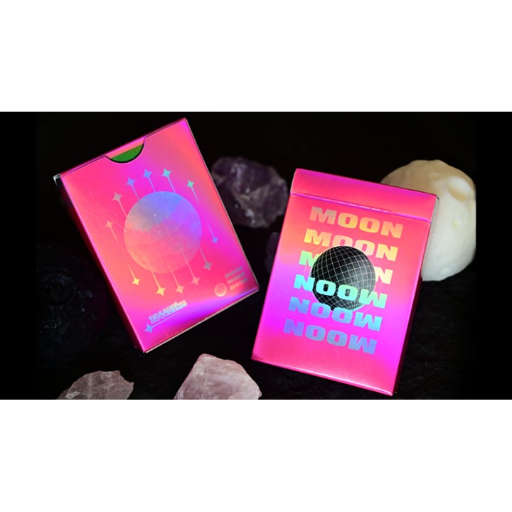 Moon (Pink Holo) Playing Cards