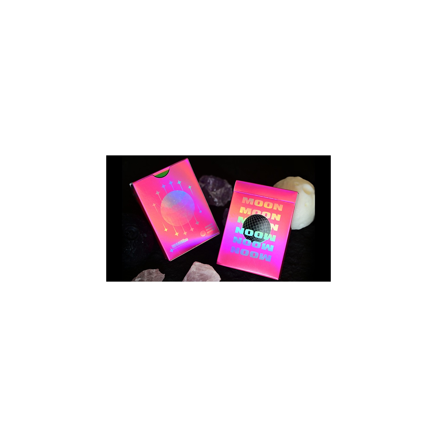 Moon (Pink Holo) Playing Cards