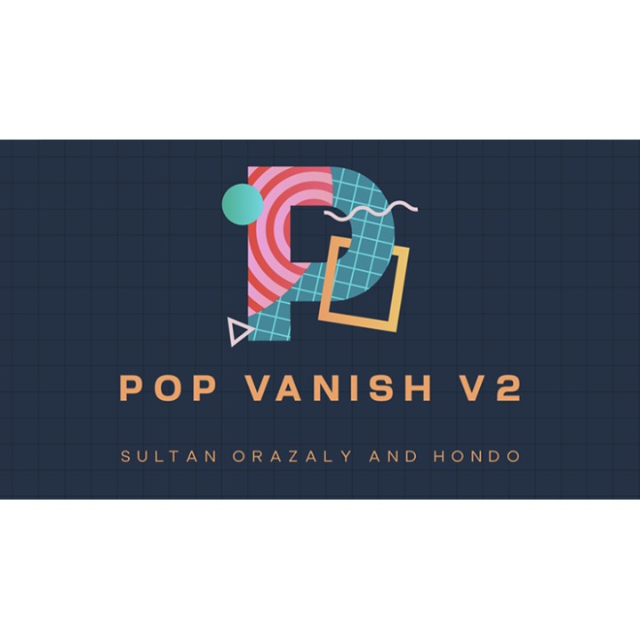 Pop Vanish 2 RED (Gimmicks and Online Instruction) by Sultan Orazaly & Hondo