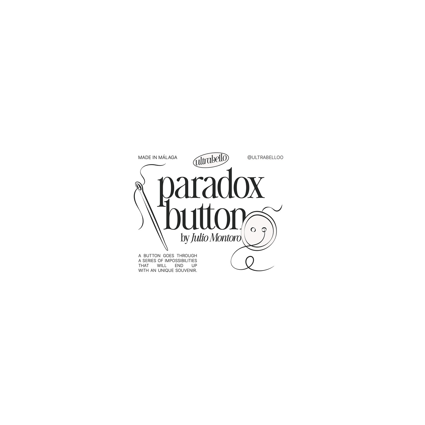 Paradox Button by Julio Montoro and Ultrabello