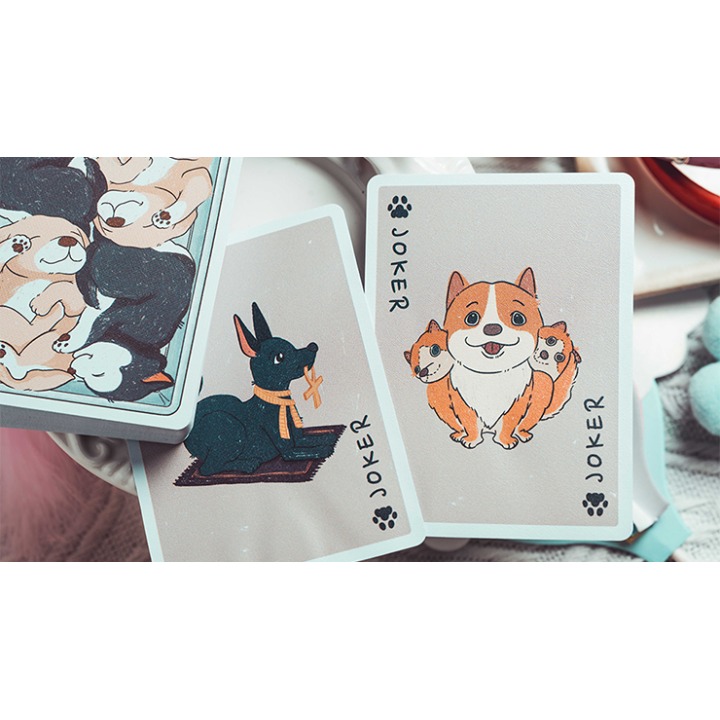 Naughty Dog Playing Cards by 808 Magic and Bacon Playing Card