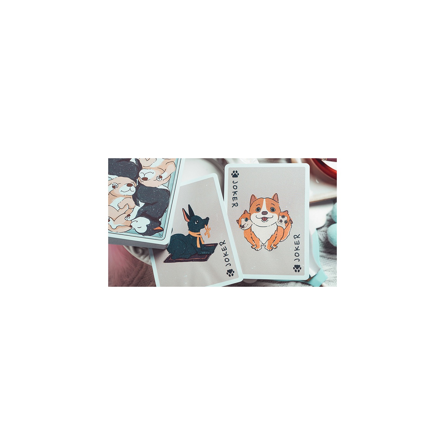 Naughty Dog Playing Cards by 808 Magic and Bacon Playing Card