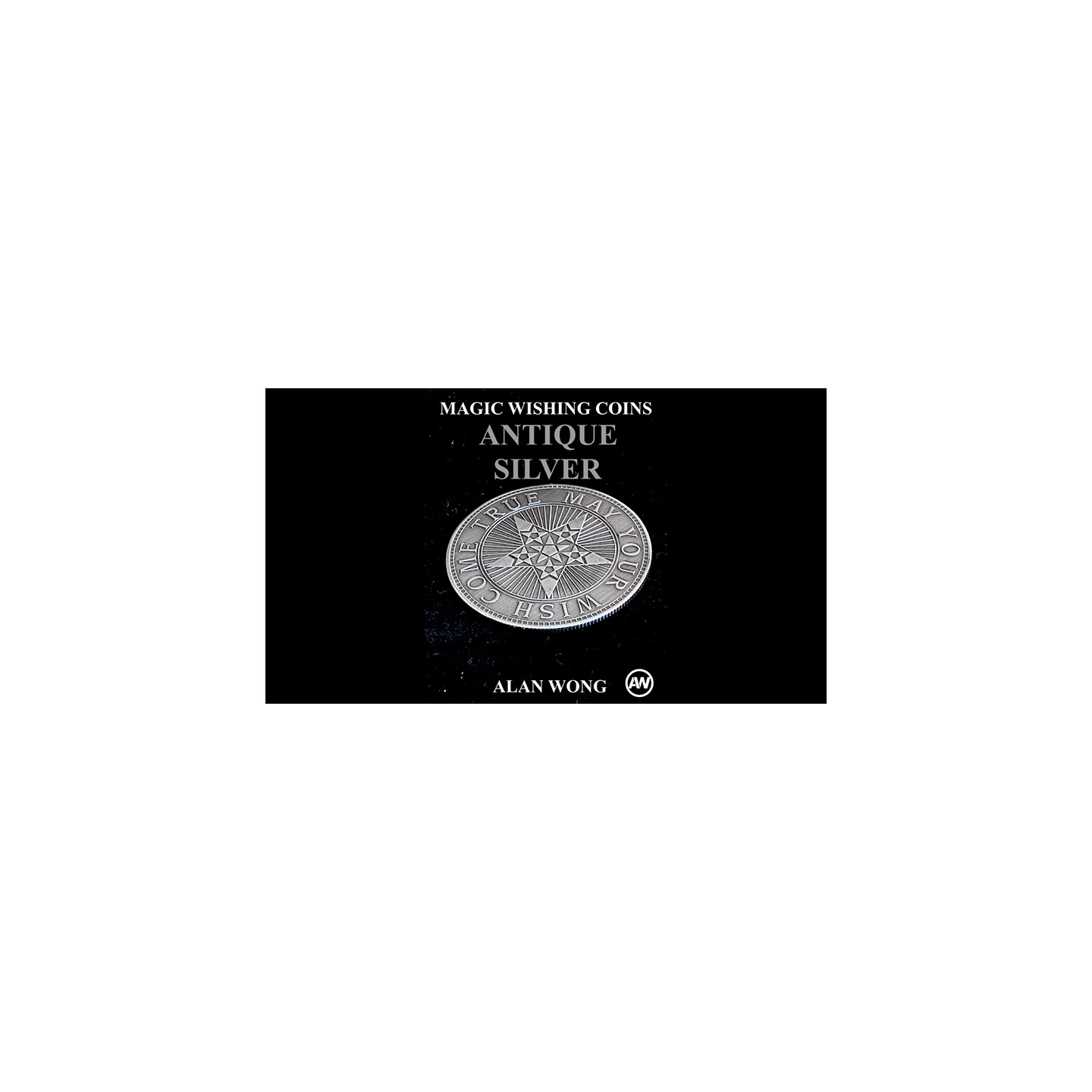 Magic Wishing Coins Antique Silver (12 Coins) by Alan Wong
