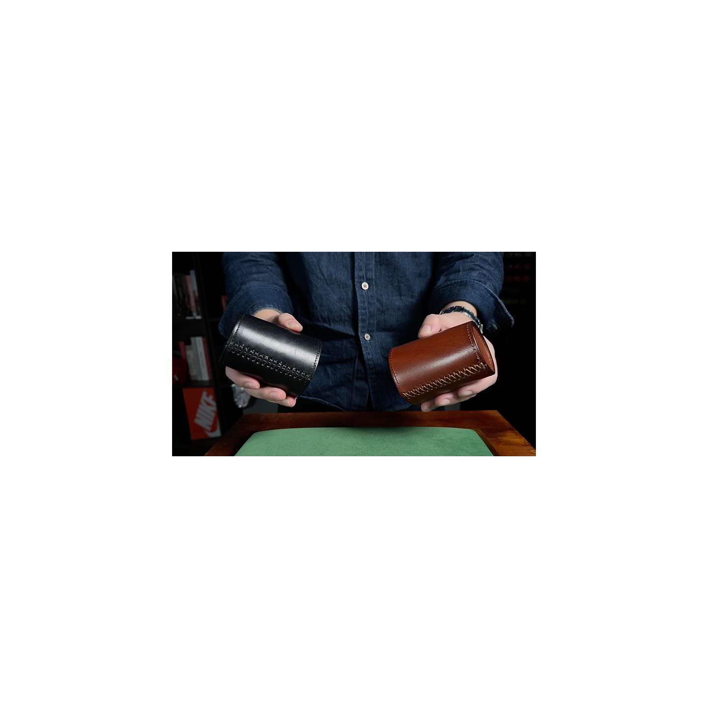 MS Leather Chop Cup by Bond Lee & MS Magic (Brown)