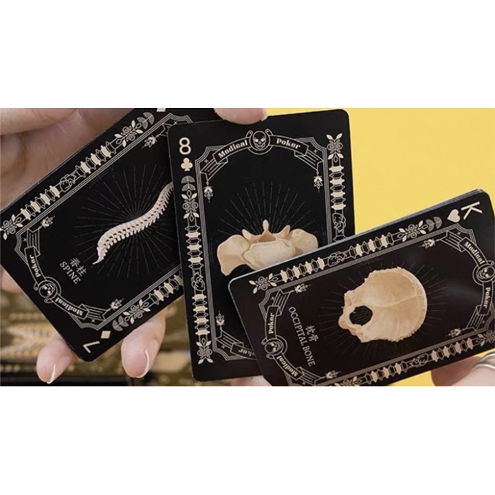 Medical Poker (Black) Playing Cards