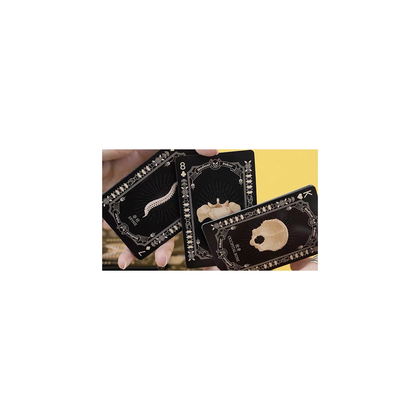Medical Poker (Black) Playing Cards
