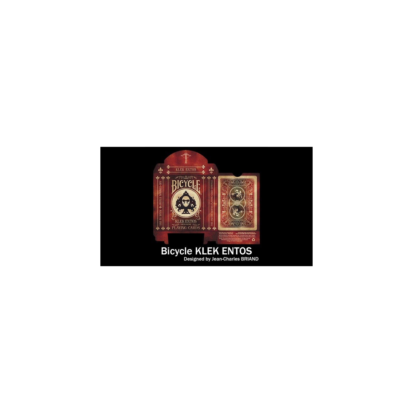 Bicycle Klek Entos Red (Marked) Playing Cards