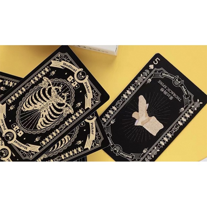 Medical Poker (Black) Playing Cards