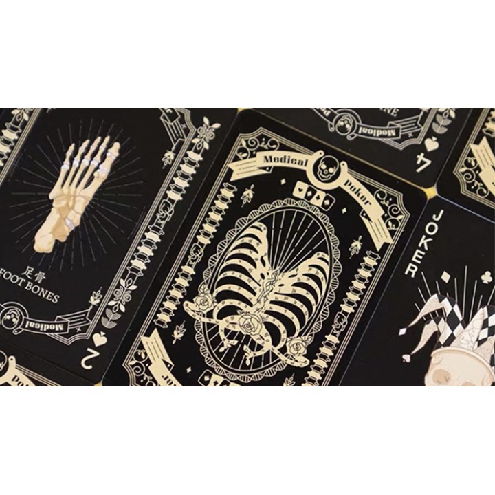 Medical Poker (Black) Playing Cards