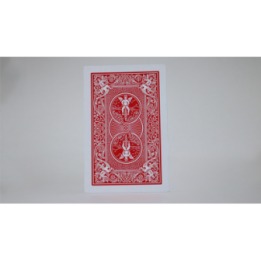 Bicycle Jumbo Double Back (Red/Red)