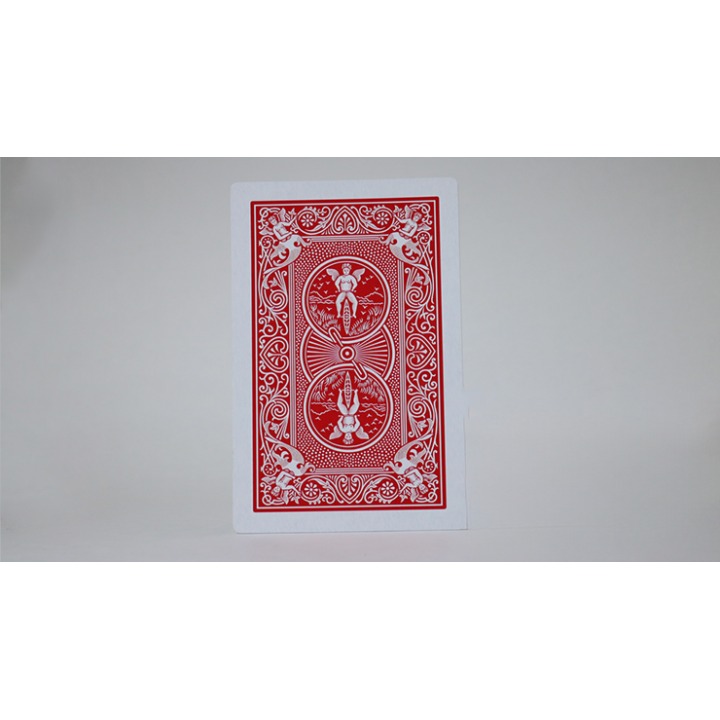 Bicycle Jumbo Double Back (Red/Red)