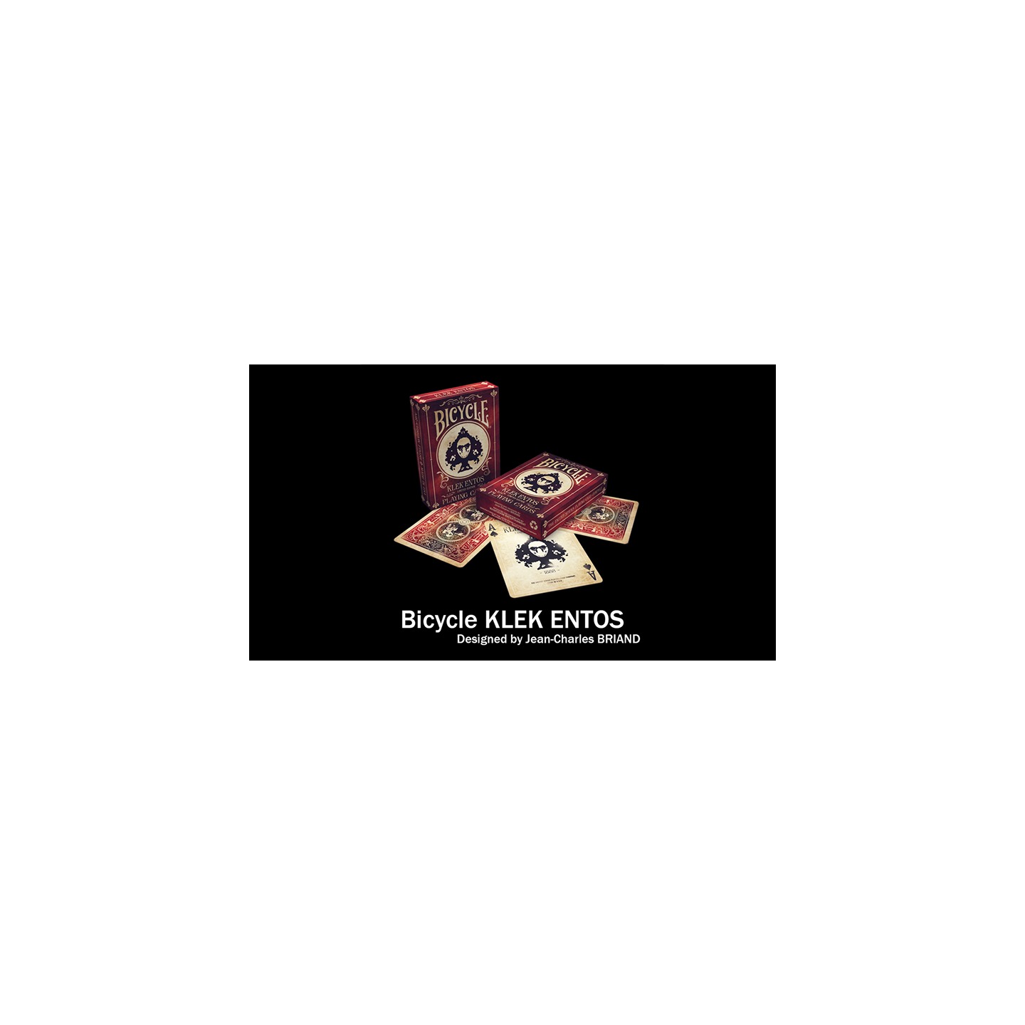 Bicycle Klek Entos Red (Marked) Playing Cards