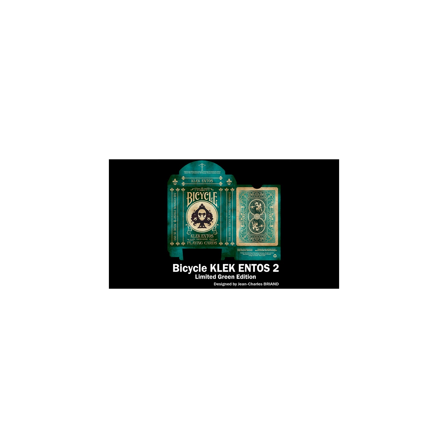 Bicycle Klek Entos Green (Marked) Playing Cards