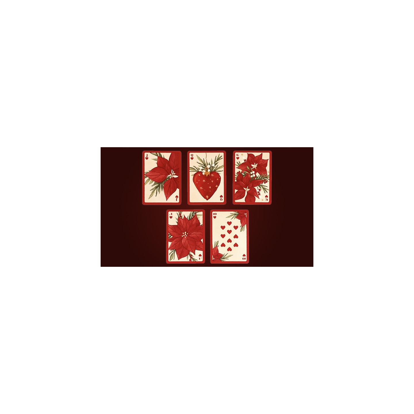 Christmas Botanicals Playing Cards by Puckator UK