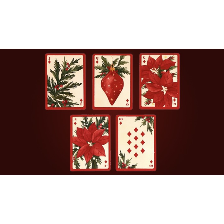 Christmas Botanicals Playing Cards by Puckator UK